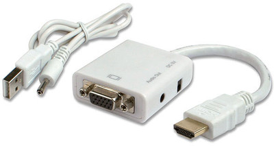 Speed HDMI Male To VGA Female With Sound HDMI Cable(Compatible with Mobile, Laptop, Tablet, Mp3, Gaming Device, White)
Speed HDMI Male To VGA Female With Sound HDMI Cable(Compatible with Mobile, Laptop, Tablet, Mp3, Gaming Device, White)