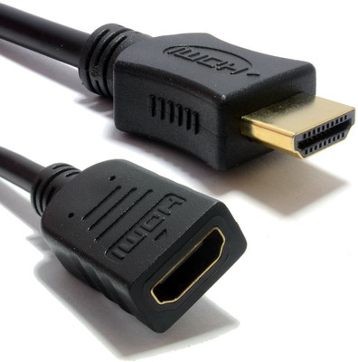 iConnect World 1.5m HDMI Male to Female Extension Cable Patch Cable(Compatible with HDTV, Black)
iConnect World 1.5m HDMI Male to Female Extension Cable Patch Cable(Compatible with HDTV, Black)