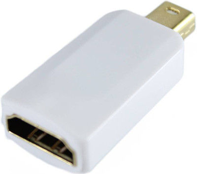 Axcess Mini Display Port to HDMI Female Adapter HDMI Cable(White)