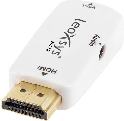 Leoxsys Hdmi VGA Converter HDMI Cable(Compatible with Mobile, Laptop, Tablet, Mp3, Gaming Device, White)
Leoxsys Hdmi VGA Converter HDMI Cable(Compatible with Mobile, Laptop, Tablet, Mp3, Gaming Device, White)