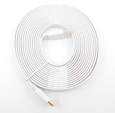 Redeemer 5 Meter Flat Male To Male HDTv HDMI Cable(Compatible with Mobile, Laptop, Tablet, Mp3, Gaming Device, White)
Redeemer 5 Meter Flat Male To Male HDTv HDMI Cable(Compatible with Mobile, Laptop, Tablet, Mp3, Gaming Device, White)
