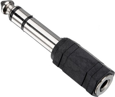 FKU 6.5mm Male to 3.5mm Female Plug Adapter Headphone Extension(All Copatible Jacks, Black)
FKU 6.5mm Male to 3.5mm Female Plug Adapter Headphone Extension(All Copatible Jacks, Black)