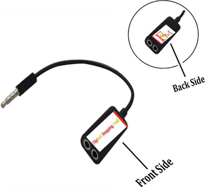 Flipfort Shopping Mall Universal 3.5 MM Audio Earphone Mic for All Mobiles, Tablets, PC, Laptop, iPod, Car Amplifier, Amplifier, CD and DVD Players Headphone Splitter(Mobile, Laptop, Tablet, Mp3, Gaming Device, Black)
Flipfort Shopping Mall Universal 3.5 MM Audio Earphone Mic for All Mobiles, Tablets, PC, Laptop, iPod, Car Amplifier, Amplifier, CD and DVD Players Headphone Splitter(Mobile, Laptop, Tablet, Mp3, Gaming Device, Black)