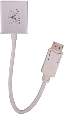 Axcess Display port to HDMi Network Cable(White)