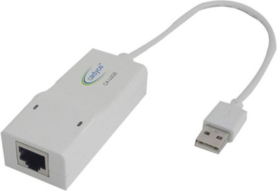 Cadyce CA-U2GE Network Cable(Compatible with Ethernet Adapter, White)