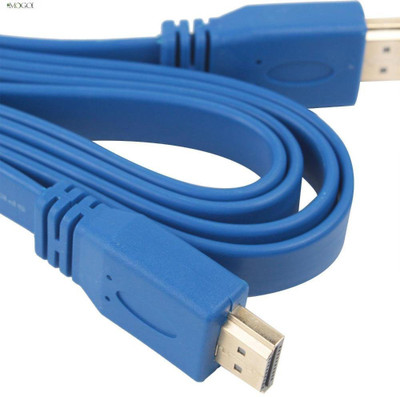 iConnect World Super FLAT HDMI Male to Male Cable TV Lead 1.4V High Speed Ethernet 3D Full HD 1080p 4.5 Foot Patch Cable(Compatible with HDTV, Blue)
iConnect World Super FLAT HDMI Male to Male Cable TV Lead 1.4V High Speed Ethernet 3D Full HD 1080p 4.5 Foot Patch Cable(Compatible with HDTV, Blue)