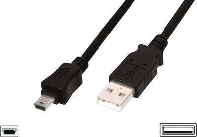 iConnect World Usb 2.0 A To Mini 5 Pin B Cable For External Hdds/camera/card Readers 0.75 Meter Patch Cable(Compatible with PC, Black)
iConnect World Usb 2.0 A To Mini 5 Pin B Cable For External Hdds/camera/card Readers 0.75 Meter Patch Cable(Compatible with PC, Black)