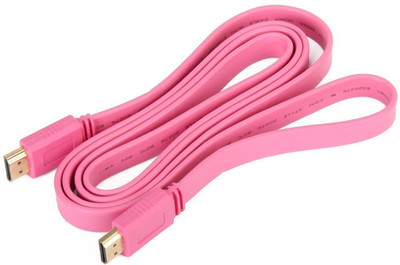 iConnect World Super Flat Male To Male Cable For Tv Lead 1.4v High Speed Ethernet 3d Full Hd 1080p 1.5 Meter HDMI Adapter(Compatible with HDTV, Pink)
iConnect World Super Flat Male To Male Cable For Tv Lead 1.4v High Speed Ethernet 3d Full Hd 1080p 1.5 Meter HDMI Adapter(Compatible with HDTV, Pink)