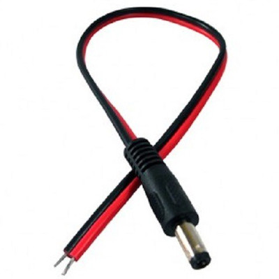 Baltech DC PIN Power Cord(Compatible with CCTV CAM, SETUP BOX, Black, Red)