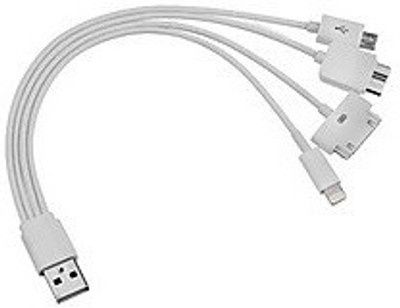 Newgenn India NIDC-1 Power Cord(Compatible with Mobile, White)