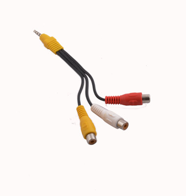 Prodx 3.5mm Stereo Male to 3 RCA female adapter cable for multipurpose use RCA Audio Video Cable(Compatible with AV ,Audio , video, LCD TV,HDTV, Black)
Prodx 3.5mm Stereo Male to 3 RCA female adapter cable for multipurpose use RCA Audio Video Cable(Compatible with AV ,Audio , video, LCD TV,HDTV, Black)