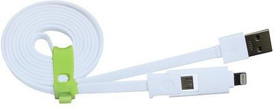 Casotec 269011 (8-Pin) Lightning Cable(SmartPhone, IOS 8.1, White, Sync and Charge Cable)
Casotec 269011 (8-Pin) Lightning Cable(SmartPhone, IOS 8.1, White, Sync and Charge Cable)