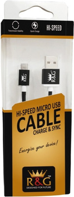 R&G High Speed Micro USB Cable(Black)
R&G High Speed Micro USB Cable(Black)