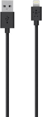 Belkin Lightning (8 pin) to USB Charge Sync for iPhone 5 / 5S / 5c, iPad 4G, iPad mini Micro USB Cable(iPhone 5 / 5S / 5c, iPad 4G, iPad mini, Black, Sync and Charge Cable)
Belkin Lightning (8 pin) to USB Charge Sync for iPhone 5 / 5S / 5c, iPad 4G, iPad mini Micro USB Cable(iPhone 5 / 5S / 5c, iPad 4G, iPad mini, Black, Sync and Charge Cable)