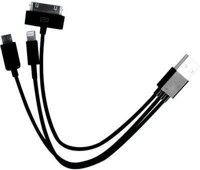 Kolorfish 4 in 1 USB Charger and Sync for iPhone, Samsung and iPad Micro USB Cable(All Smartphones, Tablets and MP3 player, Black, Sync and Charge Cable)
Kolorfish 4 in 1 USB Charger and Sync for iPhone, Samsung and iPad Micro USB Cable(All Smartphones, Tablets and MP3 player, Black, Sync and Charge Cable)
