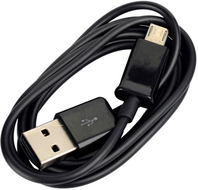 Rotomax 1 Meter Fast Charging Soft Grip USB Cable(Black)