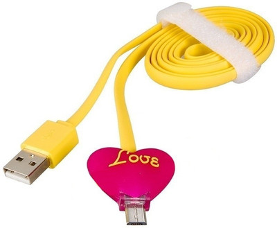Aeoss LED Micro USB Sync Data Charger Flat Tangle Free Light Up Premium USB Cable(Yellow)
Aeoss LED Micro USB Sync Data Charger Flat Tangle Free Light Up Premium USB Cable(Yellow)