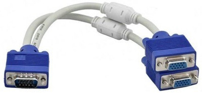 De-TechInn VGA Y Splitter 15 Pin High Quality - Male to Dual Female Two Monitor VGA Cable(Compatible with LCD LED Monitor, White, Blue), Blue;white
De-TechInn VGA Y Splitter 15 Pin High Quality - Male to Dual Female Two Monitor VGA Cable(Compatible with LCD LED Monitor, White, Blue), Blue;white