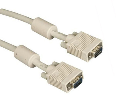 Speed VGA 3 Plus 9 With 2 Ferrit VGA Cable(Compatible with Desktop, Computer, Monitor, White)
Speed VGA 3 Plus 9 With 2 Ferrit VGA Cable(Compatible with Desktop, Computer, Monitor, White)