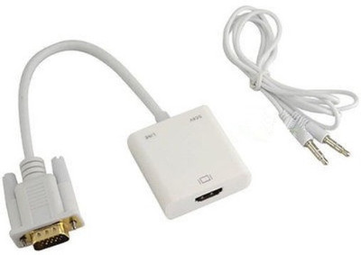 Microware Video Graphic Array+Audio to HDMI Female Adapter VGA Cable(Compatible with Mobile, Laptop, Tablet, Mp3, Gaming Device, White)
Microware Video Graphic Array+Audio to HDMI Female Adapter VGA Cable(Compatible with Mobile, Laptop, Tablet, Mp3, Gaming Device, White)