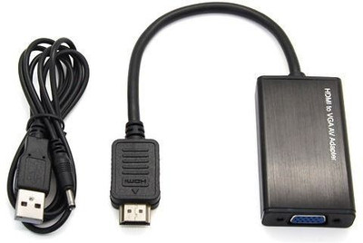 TechGear 1080p Hdmi Male To VGA Female AV Video Cable(Compatible with HDTV, Black)
TechGear 1080p Hdmi Male To VGA Female AV Video Cable(Compatible with HDTV, Black)