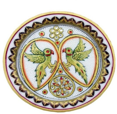 Chitra Handicraft Marble Parrot Plate Stoneware Decorative Platter(Multicolor)
Chitra Handicraft Marble Parrot Plate Stoneware Decorative Platter(Multicolor)