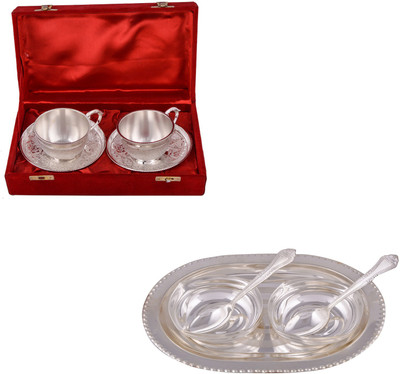 G S Museum 2 Cup Plate Set and 2 Square Bowl with Spoon and Tray Bowl Spoon Tray Serving Set(Pack of 9)
G S Museum 2 Cup Plate Set and 2 Square Bowl with Spoon and Tray Bowl Spoon Tray Serving Set(Pack of 9)