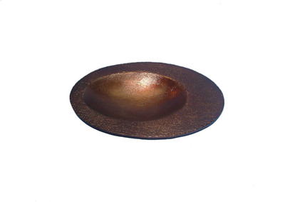 Art N Crafts Aluminium Decorative Platter(Copper)