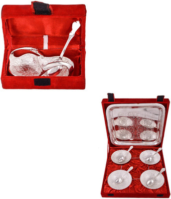 G S Museum Mini Duck Tray with Spoon and 4 Mor Bowl with Spoon and Tray Bowl Spoon Tray Serving Set