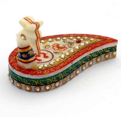 Shree Sai Gemstone Minakari Mayur Om Design Roli Tika Chopra Stoneware Decorative Platter(White)
Shree Sai Gemstone Minakari Mayur Om Design Roli Tika Chopra Stoneware Decorative Platter(White)