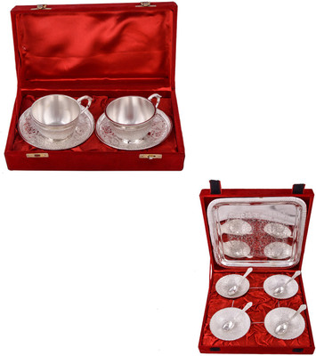 G S Museum 2 Cup Plate Set and 4 Mor Bowl with Spoon and Tray Bowl Spoon Tray Serving Set(Pack of 13)
G S Museum 2 Cup Plate Set and 4 Mor Bowl with Spoon and Tray Bowl Spoon Tray Serving Set(Pack of 13)