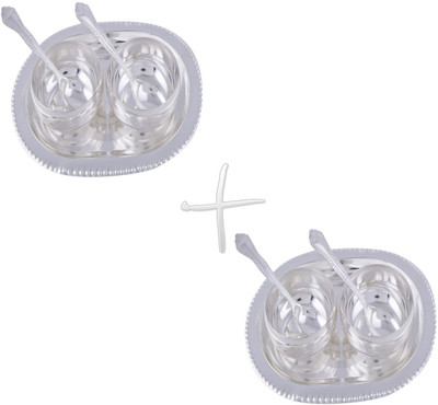 G S Museum Manchurian Bowl 2 Set Silver Plated Decorative Platter(Silver, Pack of 10)
G S Museum Manchurian Bowl 2 Set Silver Plated Decorative Platter(Silver, Pack of 10)