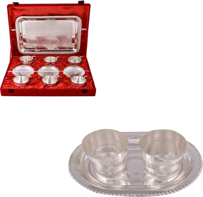 G S Museum 6 Cup Plate Set with Tray and 6 Square Bowl with Spoon and Tray Bowl Spoon Tray Serving Set(Pack of 26)
G S Museum 6 Cup Plate Set with Tray and 6 Square Bowl with Spoon and Tray Bowl Spoon Tray Serving Set(Pack of 26)