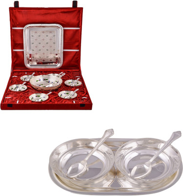 G S Museum Pudding Set and 2 5" Bowl with Spoon and Tray Bowl Spoon Tray Serving Set(Pack of 20)
G S Museum Pudding Set and 2 5" Bowl with Spoon and Tray Bowl Spoon Tray Serving Set(Pack of 20)