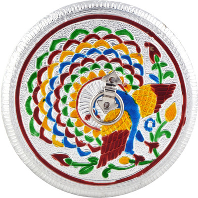 Shreeng Shreeng Handicraft Round Mor Silver Meena Dry Fruit/ Multipurpose Box (14cmX14cmX5cm) Wooden Decorative Platter(Multicolor)
Shreeng Shreeng Handicraft Round Mor Silver Meena Dry Fruit/ Multipurpose Box (14cmX14cmX5cm) Wooden Decorative Platter(Multicolor)