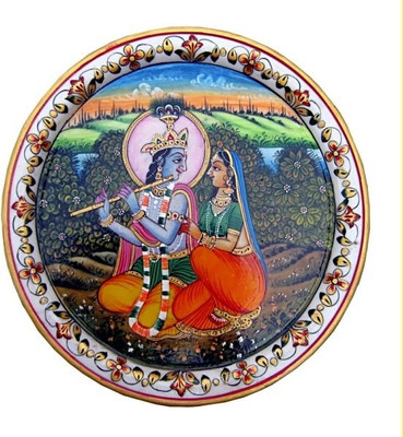 Chitra Handicraft Marble Radha Krishan Plate Stoneware Decorative Platter(Multicolor)
Chitra Handicraft Marble Radha Krishan Plate Stoneware Decorative Platter(Multicolor)