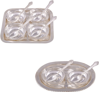 G S Museum 4 Square Bowl with Spoon and Tray and 2 Square Bowl with Spoon and Tray Bowl Spoon Tray Serving Set
G S Museum 4 Square Bowl with Spoon and Tray and 2 Square Bowl with Spoon and Tray Bowl Spoon Tray Serving Set