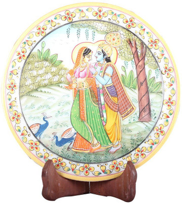 Apkamart Radha Krishna Marble Painting plate with stand Stoneware Decorative Platter(Multicolor, Pack of 2)
Apkamart Radha Krishna Marble Painting plate with stand Stoneware Decorative Platter(Multicolor, Pack of 2)