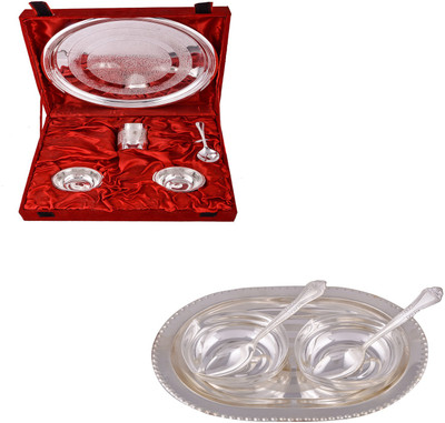 G S Museum Small Thali Set and 2 Square Bowl with Spoon and Tray Bowl Spoon Tray Serving Set(Pack of 10)
G S Museum Small Thali Set and 2 Square Bowl with Spoon and Tray Bowl Spoon Tray Serving Set(Pack of 10)