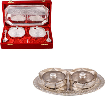 G S Museum 2 Appel Bowl With Spoon and Tray and 2 Small Tai Loti Set Bowl Spoon Tray Serving Set
G S Museum 2 Appel Bowl With Spoon and Tray and 2 Small Tai Loti Set Bowl Spoon Tray Serving Set