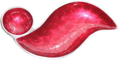 sarvsiddhi Chip - Dip Leaf design Platter - Red Aluminium Decorative Platter(Red)
sarvsiddhi Chip - Dip Leaf design Platter - Red Aluminium Decorative Platter(Red)