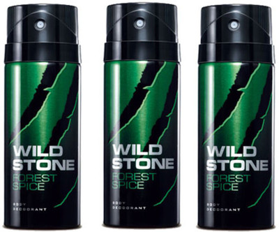 Wild Stone Forest Spice (Pack of 3) Body Spray - For Men(150 ml, Pack of 3)