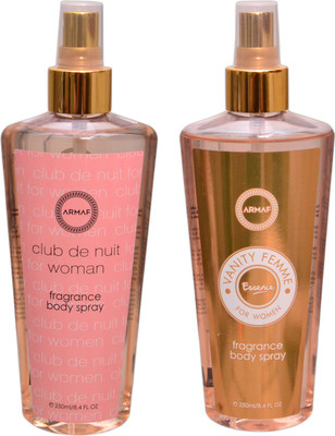 Armaf 1 CLUB DE NUIT WOMEN::1 VANITY FEMME Body Mist - For Men & Women(500 ml, Pack of 2)
Armaf 1 CLUB DE NUIT WOMEN::1 VANITY FEMME Body Mist - For Men & Women(500 ml, Pack of 2)