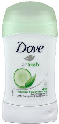 Dove Go Fresh 48h Cucumber & Green Tea Scent Anti-Perspirant Deodorant Stick - For Women(40 ml)
Dove Go Fresh 48h Cucumber & Green Tea Scent Anti-Perspirant Deodorant Stick - For Women(40 ml)