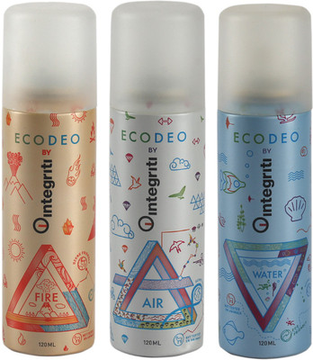 Integriti INTEGRITI ECO DEO FIRE-AIR-WATER COMBO_9 Body Spray - For Men(300 g, Pack of 3)
Integriti INTEGRITI ECO DEO FIRE-AIR-WATER COMBO_9 Body Spray - For Men(300 g, Pack of 3)