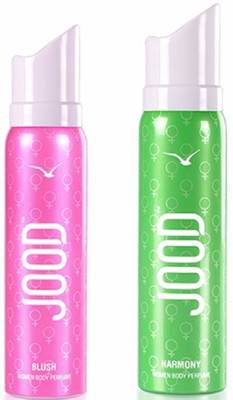 JOOD Blush & Harmony Women Body Perfume Combo - 120 ml Deodorant Spray - For Women(120 ml, Pack of 2)
JOOD Blush & Harmony Women Body Perfume Combo - 120 ml Deodorant Spray - For Women(120 ml, Pack of 2)