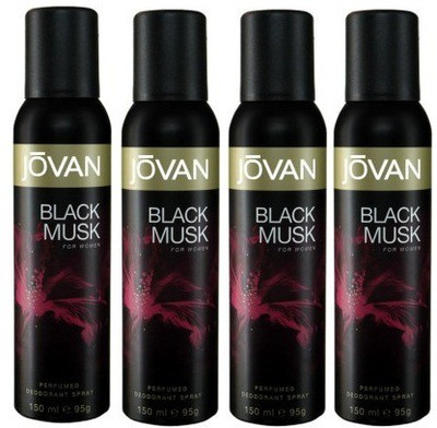 Jovan Live It Combo's In Deo The Black Musk Body Spray - For Women(600 ml, Pack of 4) 
Jovan Live It Combo's In Deo The Black Musk Body Spray - For Women(600 ml, Pack of 4)