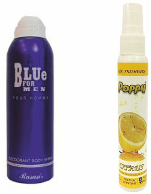 Rasasi Rasasi Blue Deo + Poppy Spray Freshener Citrus Free Deodorant Spray - For Men & Women(200 ml)
Rasasi Rasasi Blue Deo + Poppy Spray Freshener Citrus Free Deodorant Spray - For Men & Women(200 ml)