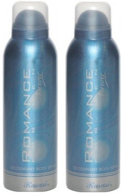 Rasasi Romance Deodorant Spray For Men 2 set Perfume Body Spray - For Men(400 ml, Pack of 2)
Rasasi Romance Deodorant Spray For Men 2 set Perfume Body Spray - For Men(400 ml, Pack of 2)