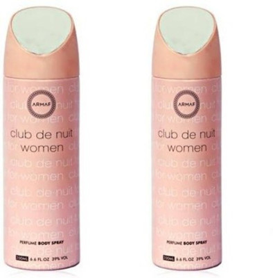 Armaf club de nuit Deodorant Spray - For Women(400 ml, Pack of 2)